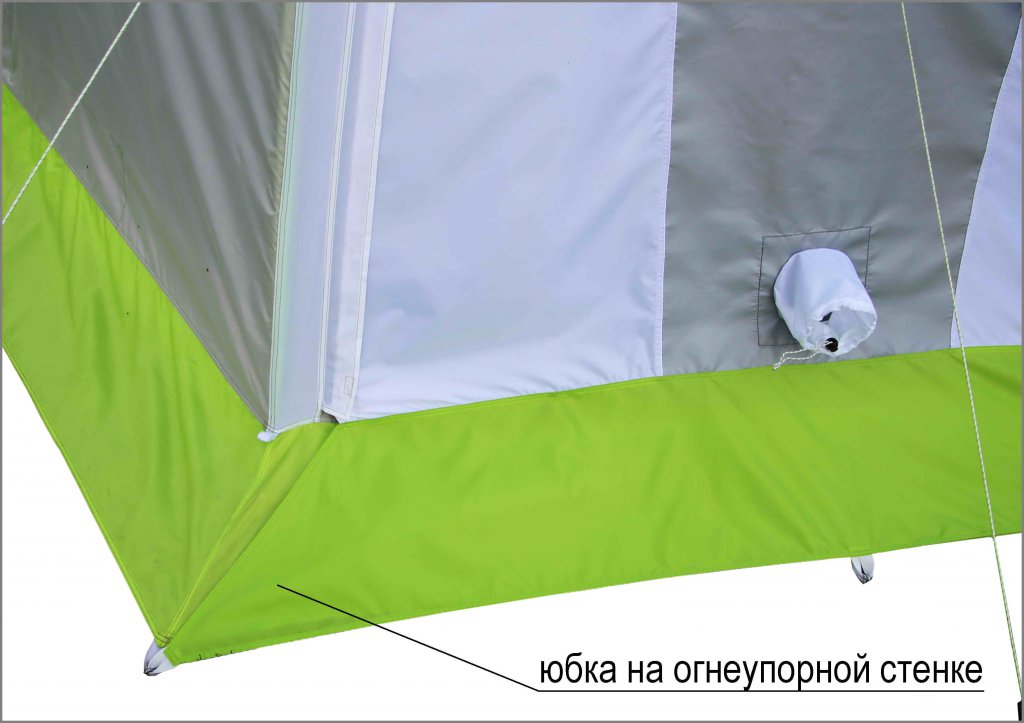 Стенка огнеупорная на палатке ЛОТОС 5 Универсал
