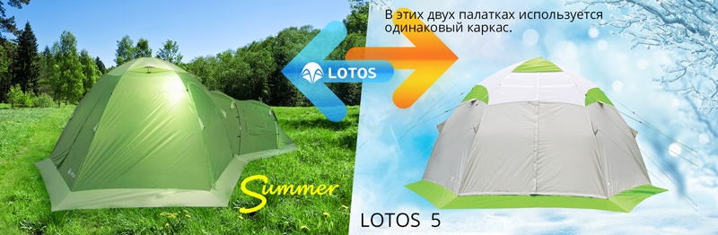 Палатка-трансформер «Lotos 5» 