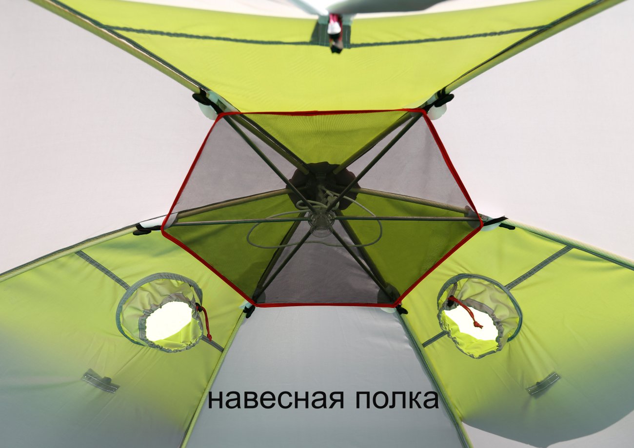Зимняя автоматическая палатка Лотос 5С (полка подвесная)