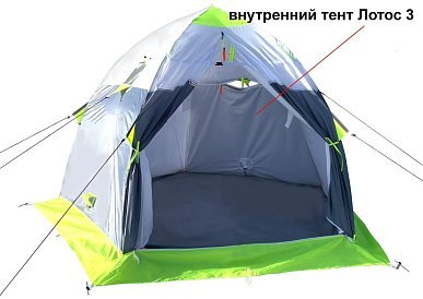 Внутренний тент легкий ЛОТОС 3 (зимний)
